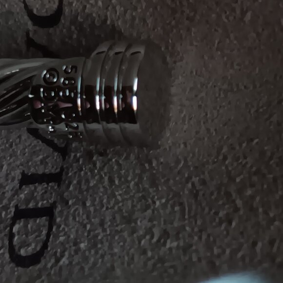 Pre - Owned David Yurman and Emerald Station Cuff Br - Picture 5 of 6